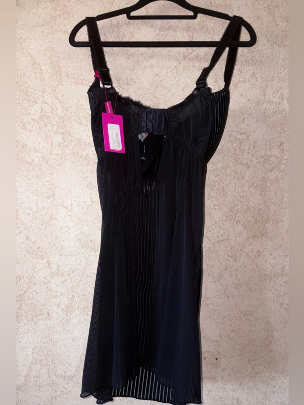 Curvy Kate Ritzy Babydoll (Black/Aqua) - Picture 4 of 7